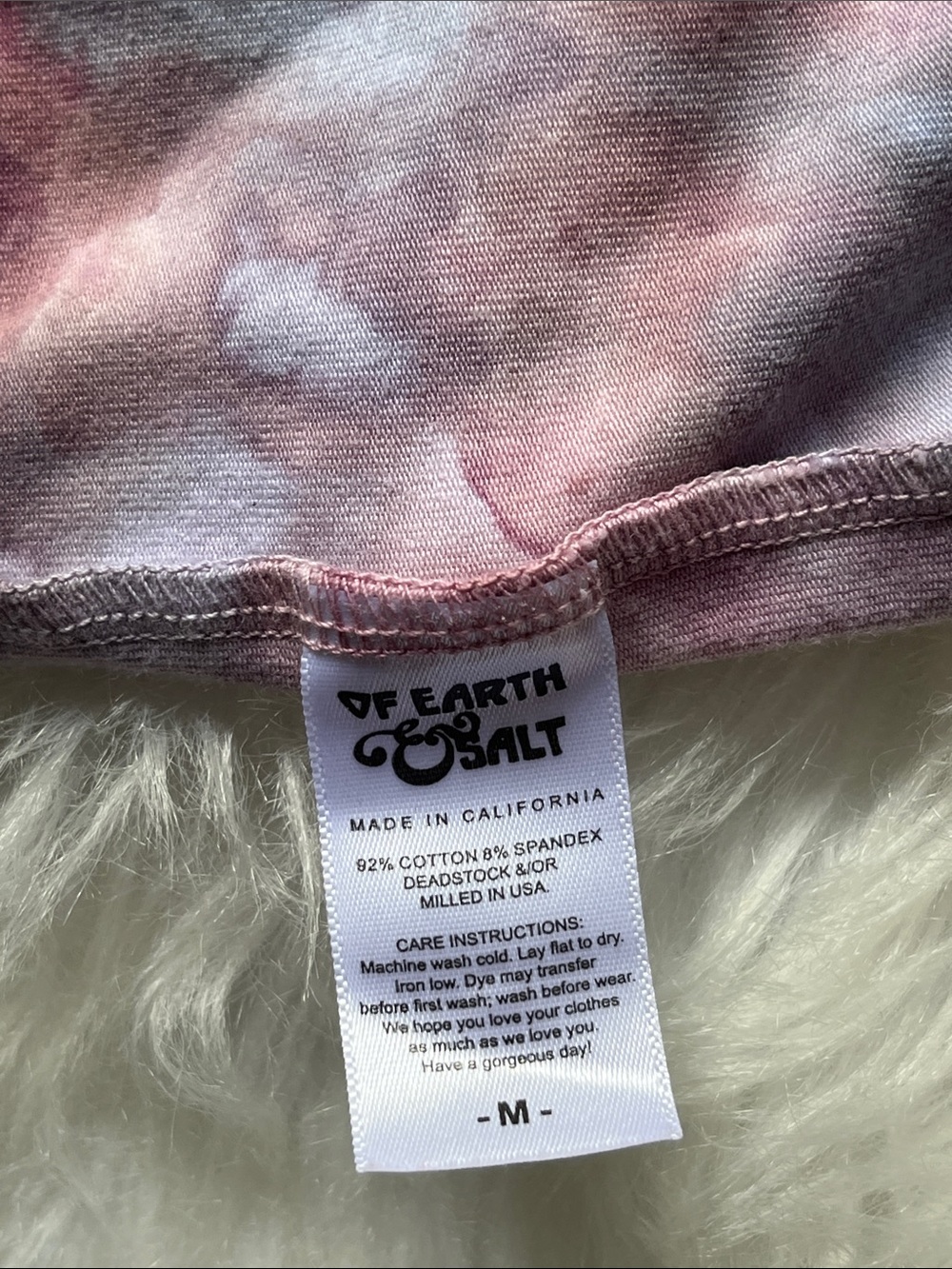 Of Earth & Salt Ocean Jasper Crop Top - Picture 3 of 10